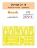 Omask 57041 Dornier Do 18 mask (for Revell / Matchbox) 1/72